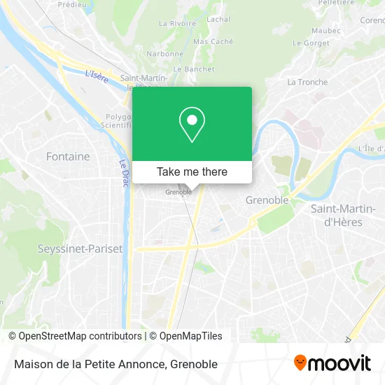 Maison de la Petite Annonce map