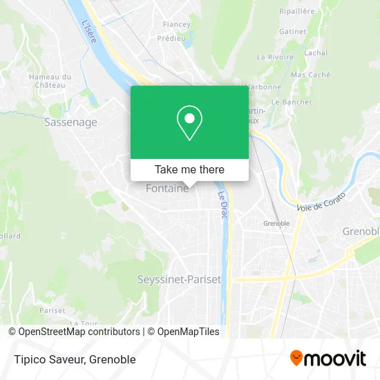 Tipico Saveur map
