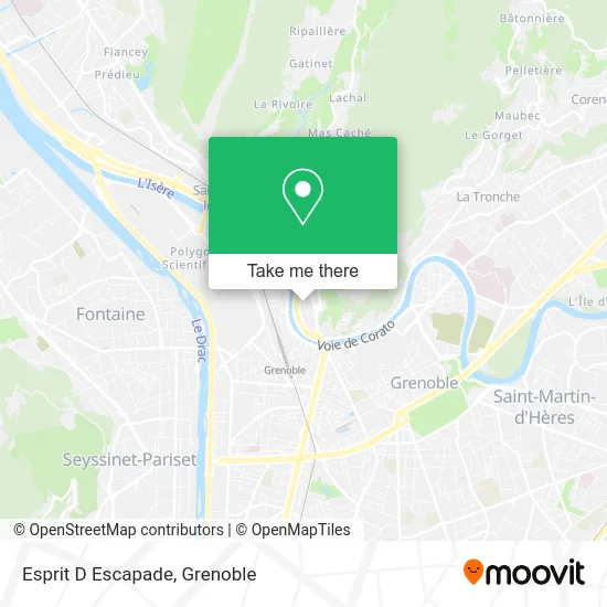 Esprit D Escapade map
