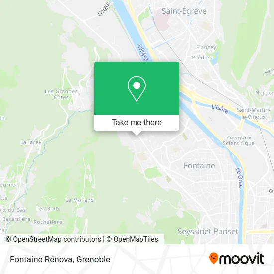 Fontaine Rénova map