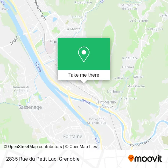 2835 Rue du Petit Lac map