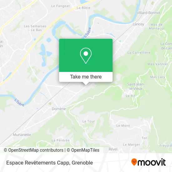 Espace Revêtements Capp map