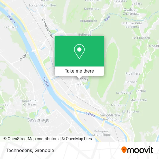 Technosens map