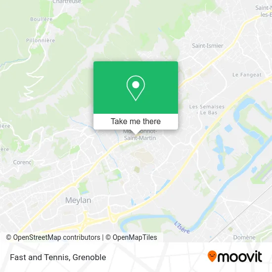 Fast and Tennis map