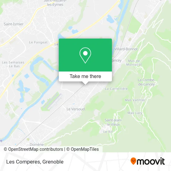 Les Comperes map