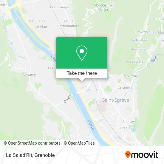 La Salad'Rit map