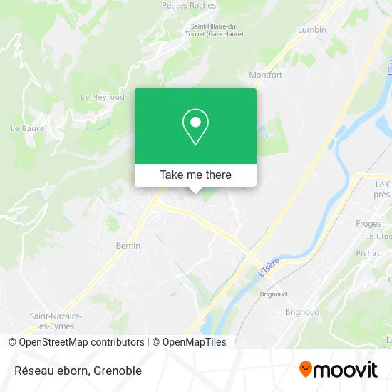 Réseau eborn map