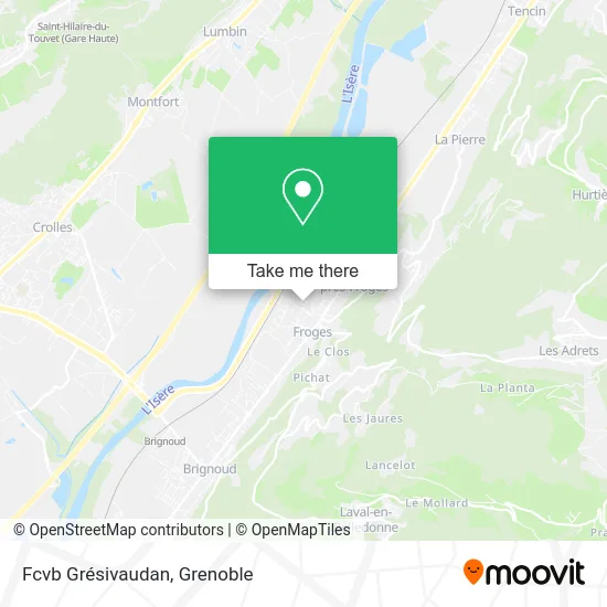 Fcvb Grésivaudan map