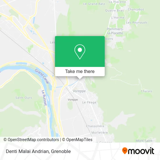 Denti Malai Andrian map