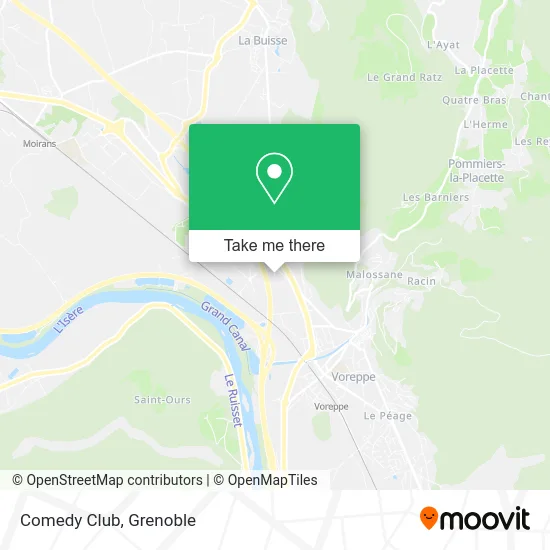 Comedy Club map
