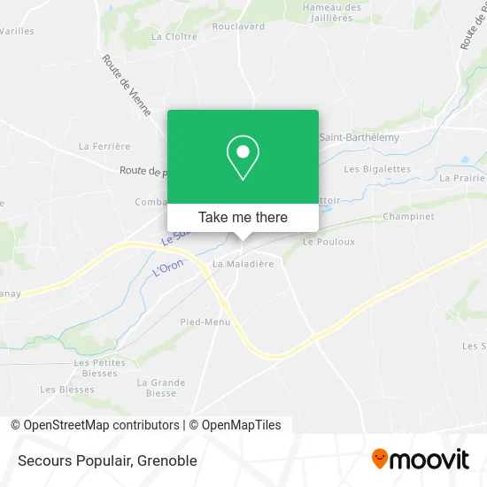 Secours Populair map