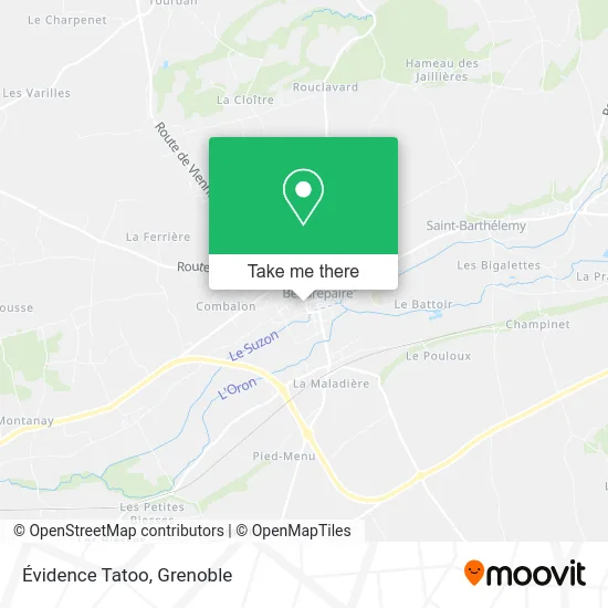 Évidence Tatoo map