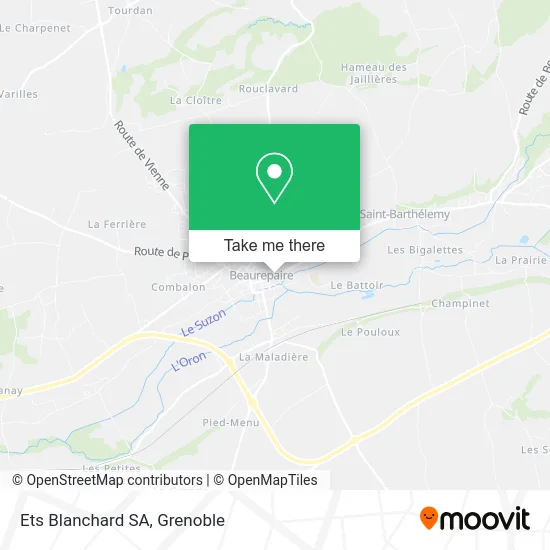 Ets Blanchard SA map