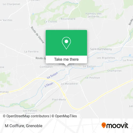 M Coiffure map