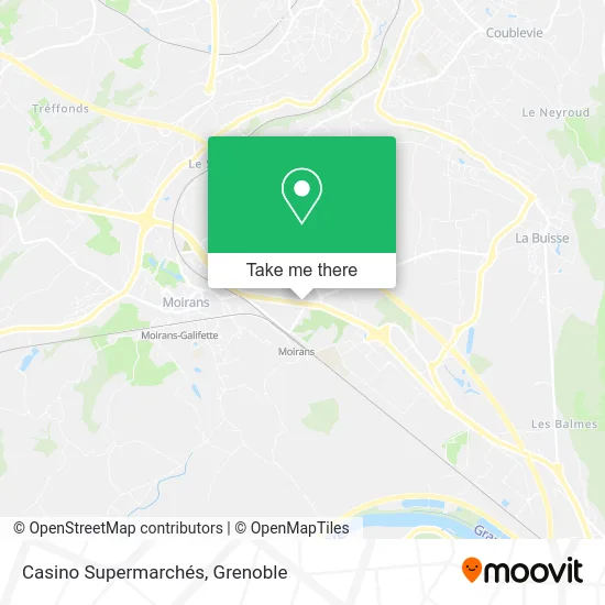 Casino Supermarchés map