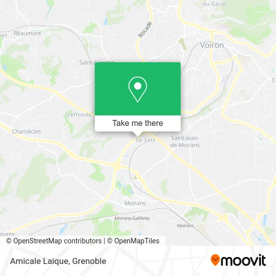 Amicale Laique map