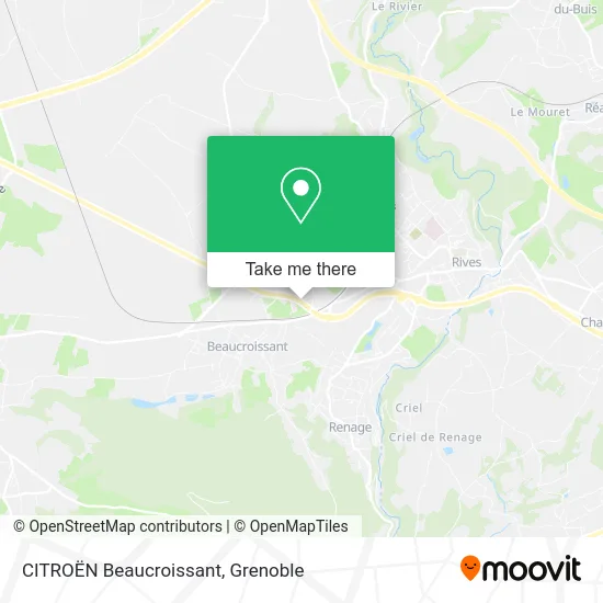CITROËN Beaucroissant map