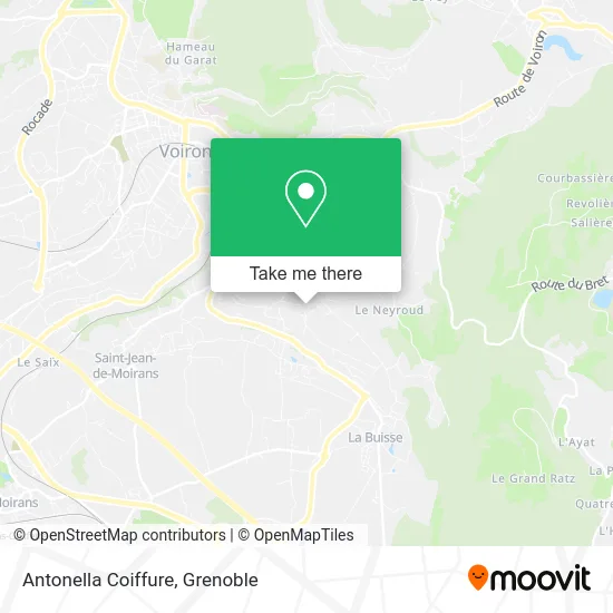 Antonella Coiffure map