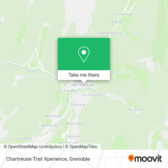 Chartreuse Trail Xperience map