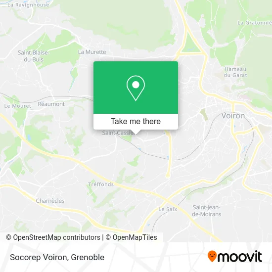 Socorep Voiron map