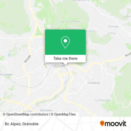 Bc Alpes map