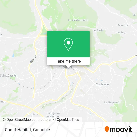 Camif Habitat map
