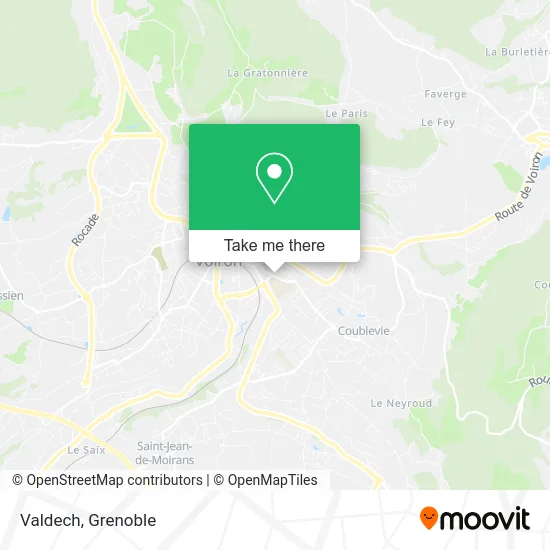 Valdech map