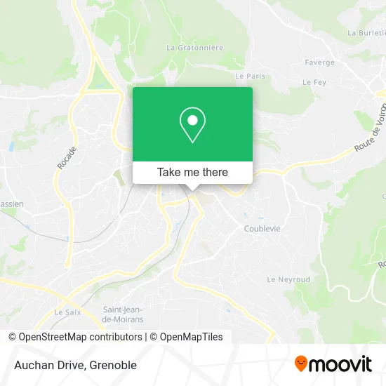 Auchan Drive map