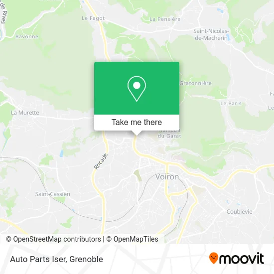 Auto Parts Iser map