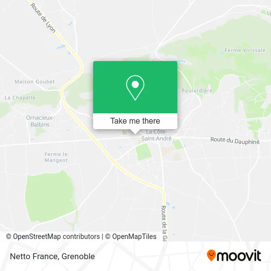 Netto France map