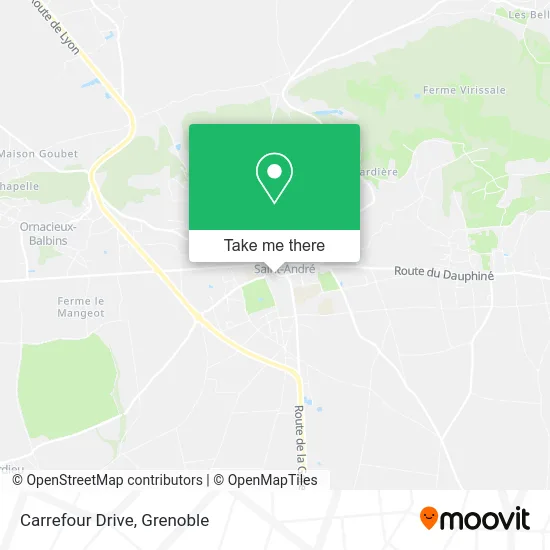 Carrefour Drive map