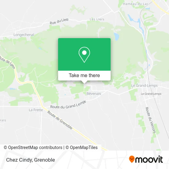 Chez Cindy map