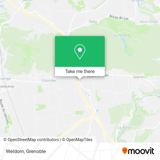 Weldom map