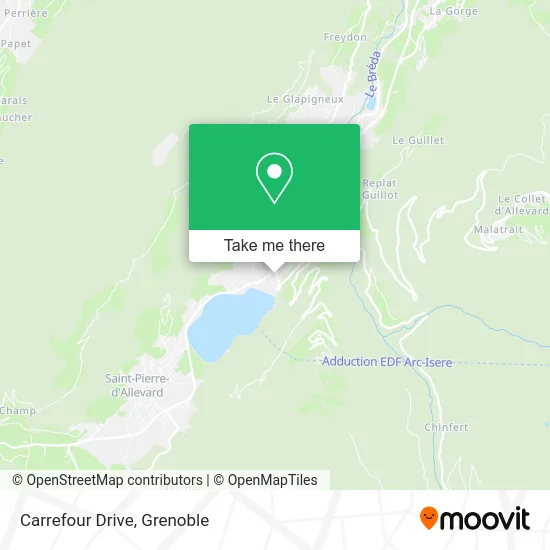 Carrefour Drive map