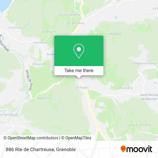 886 Rte de Chartreuse map
