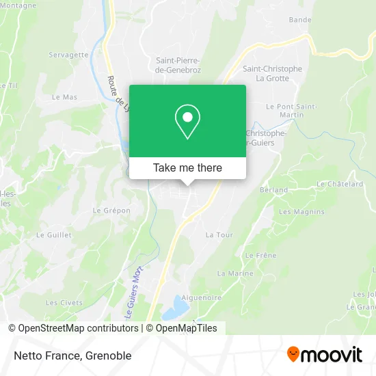 Netto France map