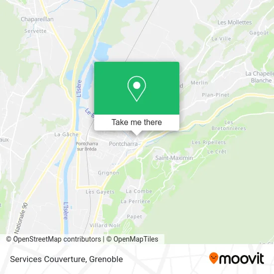 Services Couverture map