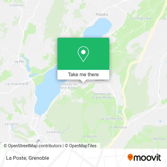 La Poste map