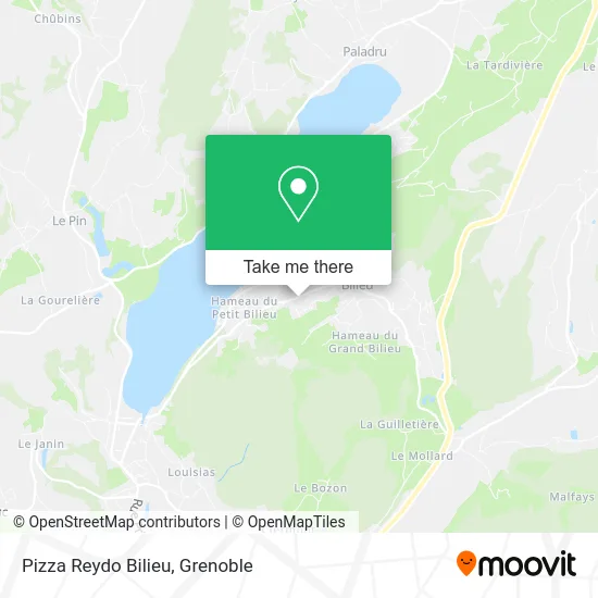 Pizza Reydo Bilieu map
