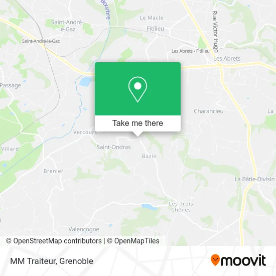 MM Traiteur map