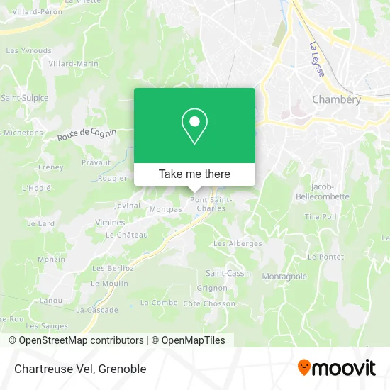 Chartreuse Vel map