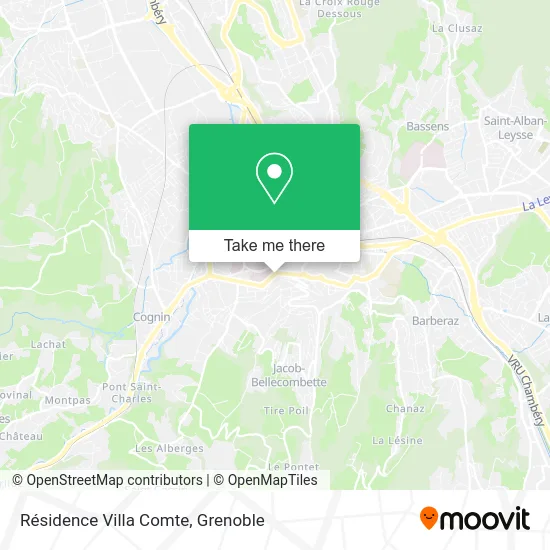 Résidence Villa Comte map
