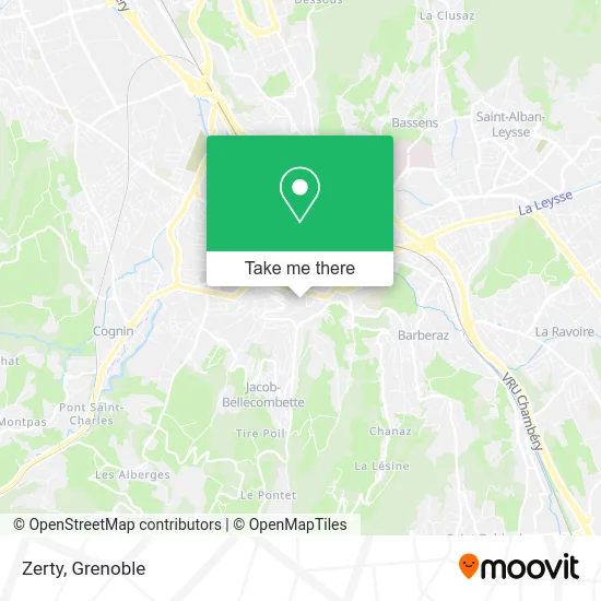 Zerty map