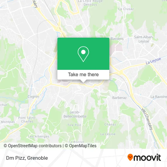 Dm Pizz map