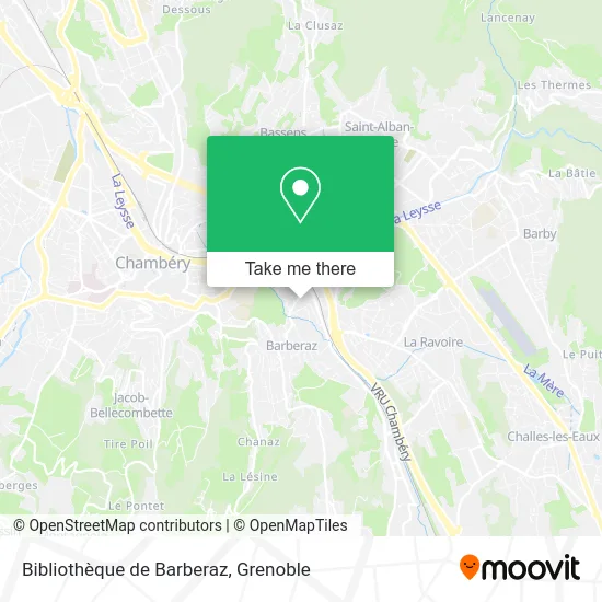 Bibliothèque de Barberaz map