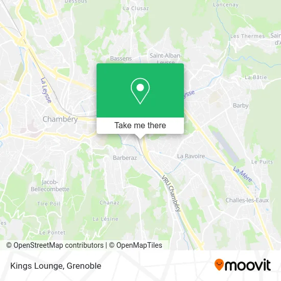 Kings Lounge map