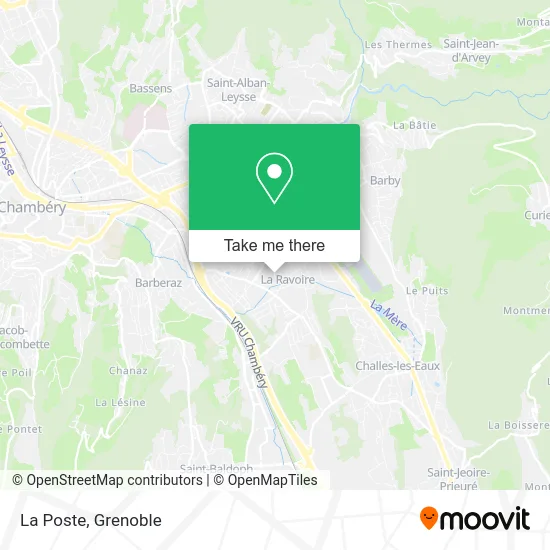 La Poste map