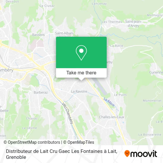 Distributeur de Lait Cru Gaec Les Fontaines à Lait map
