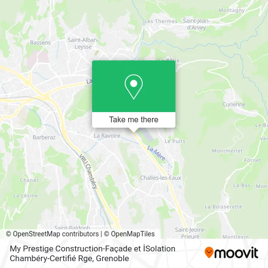 My Prestige Construction-Façade et İSolation Chambéry-Certifié Rge map