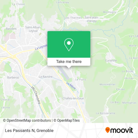 Les Passants N map